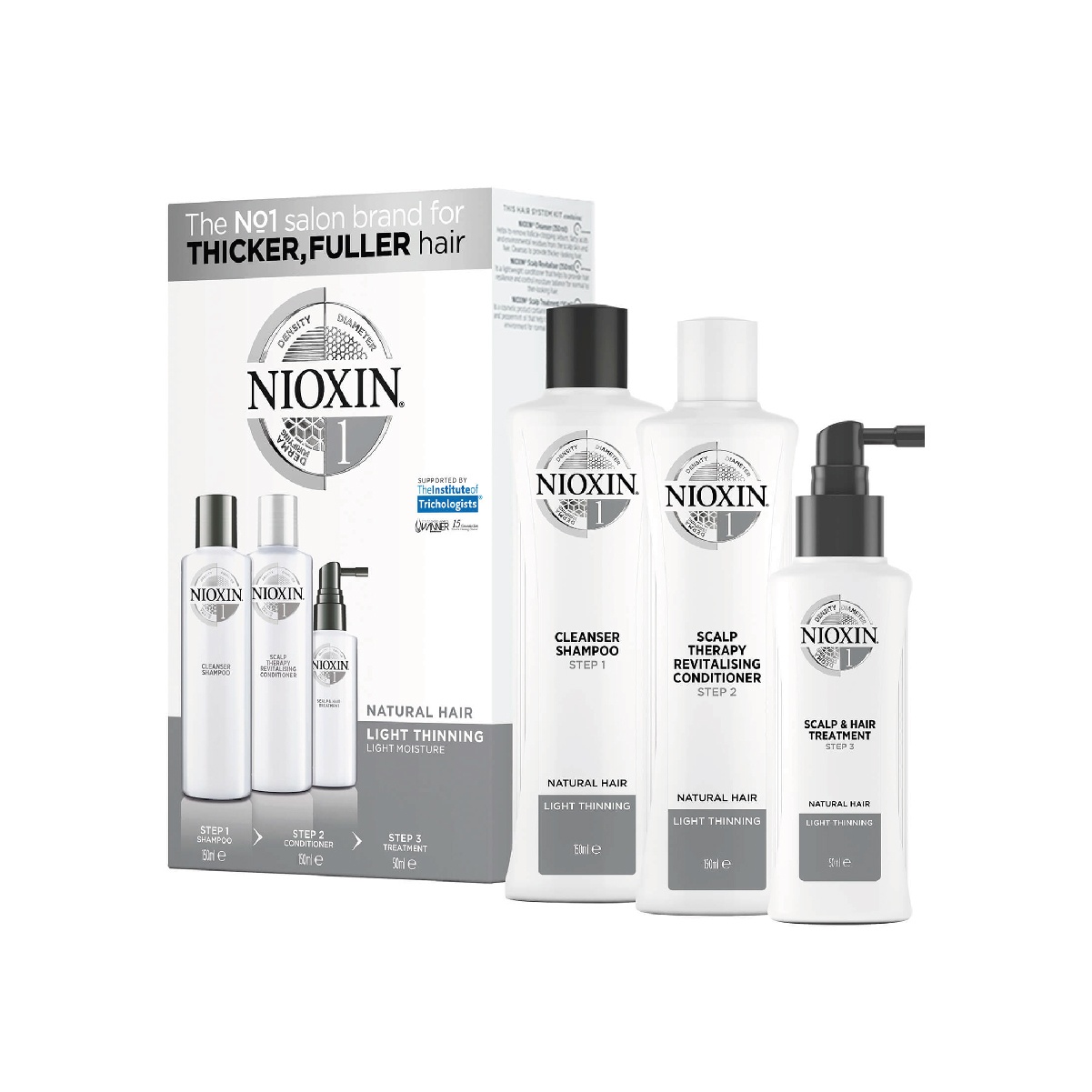 Nioxin - Clicar para os Packs de cabelos naturais