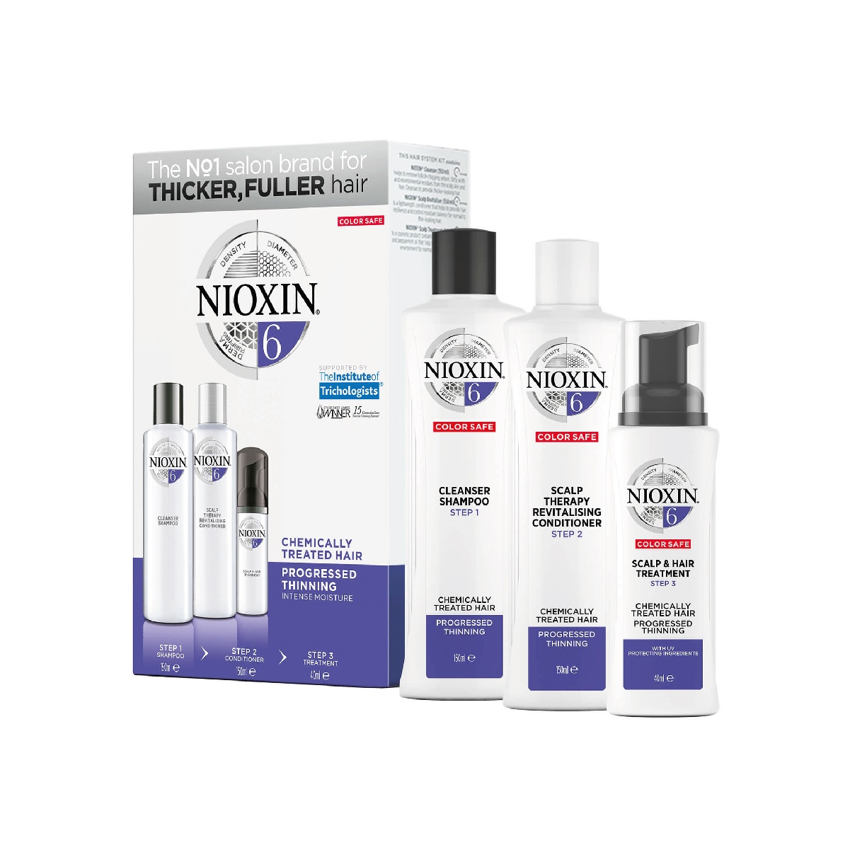 Nioxin - Clicar para Packs para cabelos quimicamente tratados