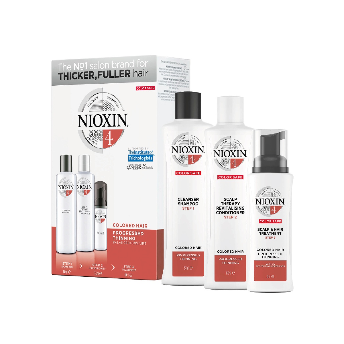 Nioxin - Clicar para Packs para cabelos pintados